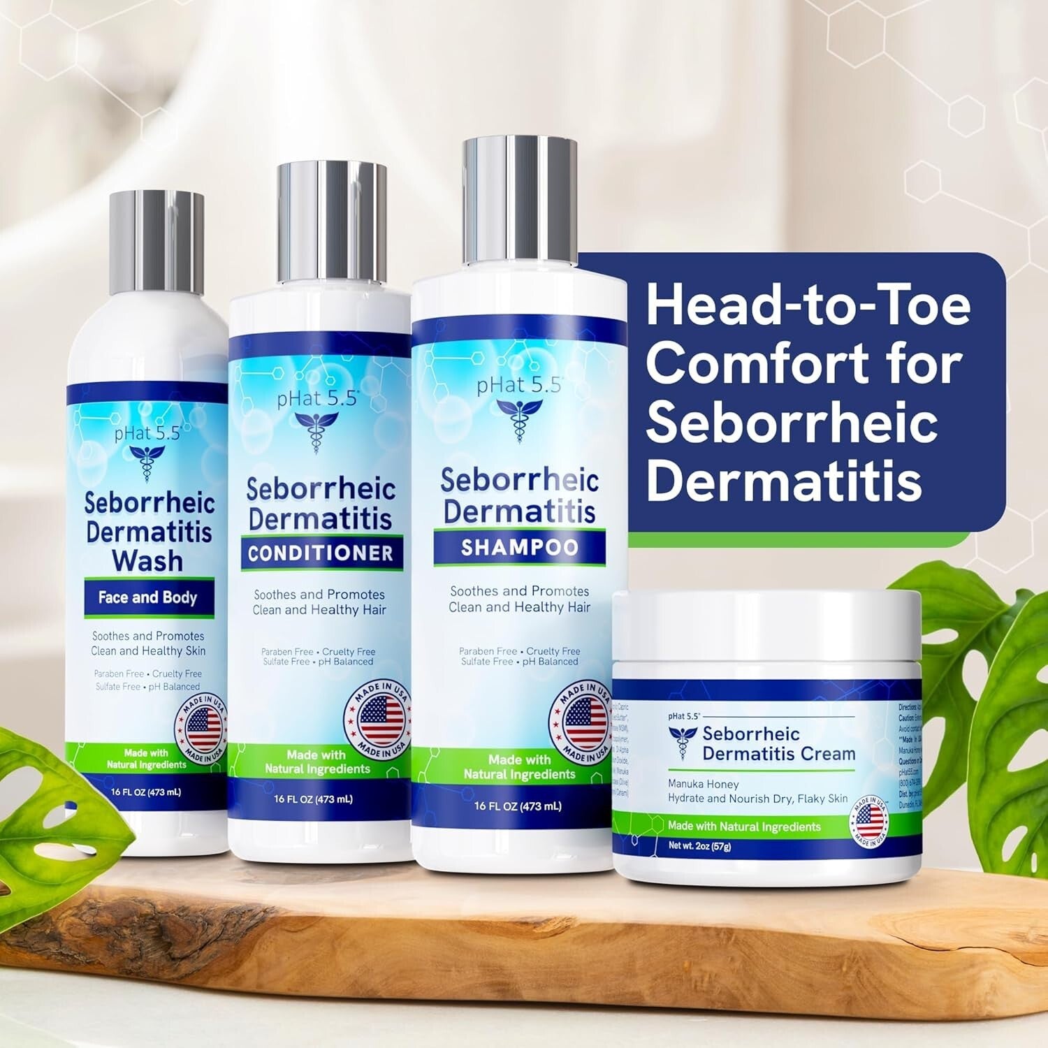 Fragrance-Free Shampoo & Conditioner Set for Dry, Itchy Scalps - Organic Formula