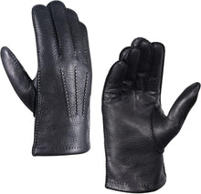 Load image into Gallery viewer, Durable and Stylish Winter Gloves - X-Large Deerskin Leather with Thermal Lining