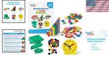 Load image into Gallery viewer, STEM-Ready Math Manipulatives Kit for Grades K-2 - 292 Pieces for Home Learning