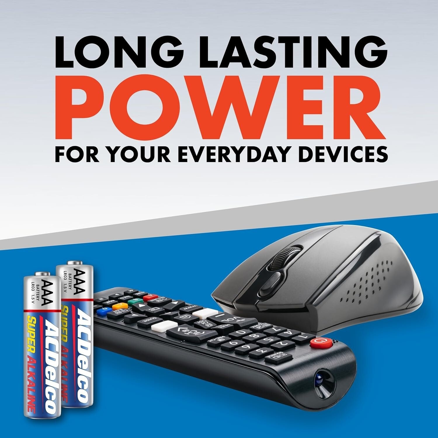 200 AAA Super Alkaline Batteries - ACDelco Reliable Power for Everyday Devices