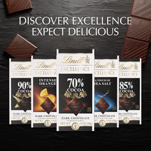 Load image into Gallery viewer, EXCELLENCE 90% Cocoa Dark Chocolate – Perfect for Pairing or Baking, 12 Bars