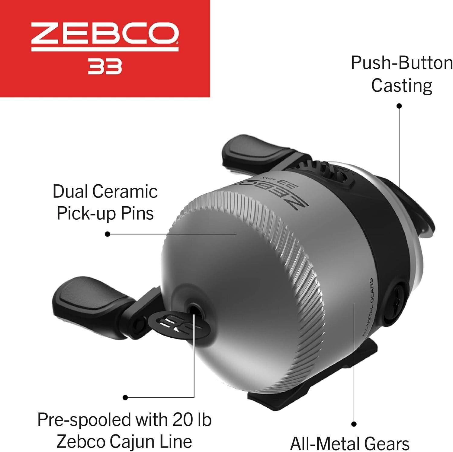 Smooth Retrieval 33 Max Spincast Fishing Combo - Ultimate Angling Experience