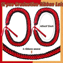 Load image into Gallery viewer, Elegant Double Braided Graduation Leis for Class of 2025 - 40-inch Necklace