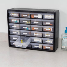 Load image into Gallery viewer, Versatile 24-Drawer Plastic Organizer - Perfect for Classroom &amp; Craft Storage
