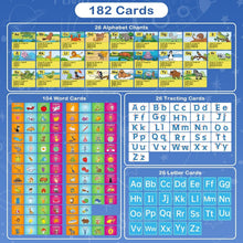 Load image into Gallery viewer, Interactive Alphabet Learning Pocket Chart with Write &amp; Wipe Surface for Kids