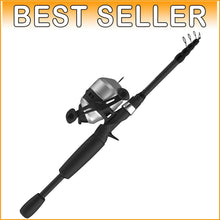 Load image into Gallery viewer, Portable 33 Spinning Reel &amp; Fiberglass 6ft Telescopic Rod - Fishing Convenience