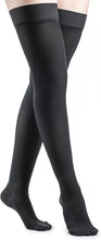 Load image into Gallery viewer, Reinforced Heel Women’s Closed Toe Thigh-Highs 20-30mmHg for Supportive Fit