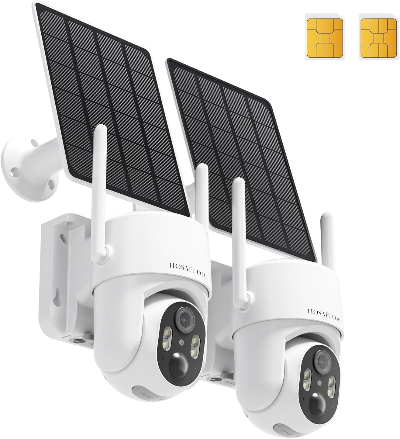 360-Degree Wireless Outdoor Camera with 2K Night Vision - No Internet Needed