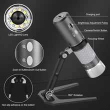 Load image into Gallery viewer, High-Resolution Digital Microscope Camera - Capture Images &amp; Videos with Ease