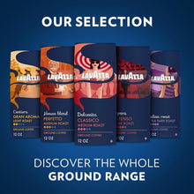 Load image into Gallery viewer, Rich Dark Roast Ground Coffee - Italian Blend with 6x12oz Bags - 100% Arabica
