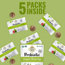 Load image into Gallery viewer, Delicious Sun-Dried Organic Figs with Chicory Fiber - 5 Convenient Snack Packs