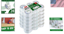 Load image into Gallery viewer, Premium Clear Packaging Tape - 36 Rolls, 65 Yards Each, Perfect for Shipping