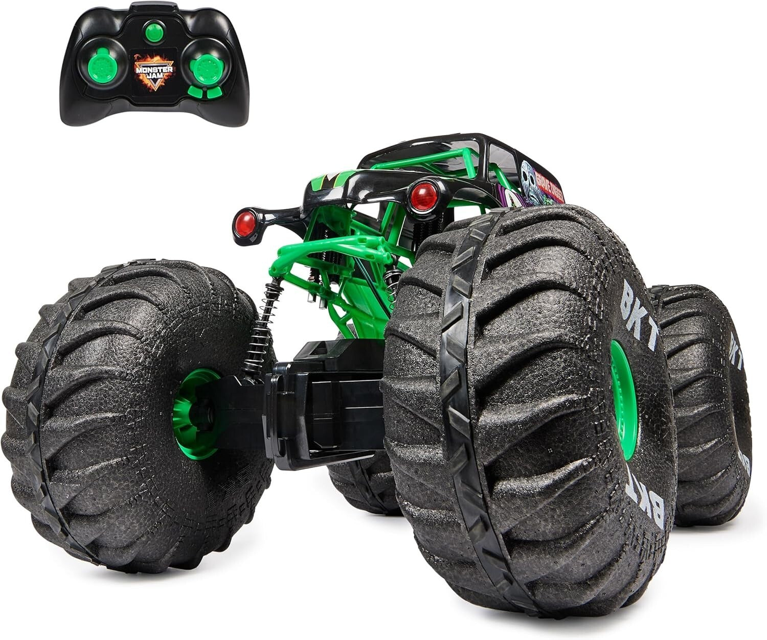 Mega Grave Digger Remote Control Monster Truck - Ideal Gift for Young Drivers!