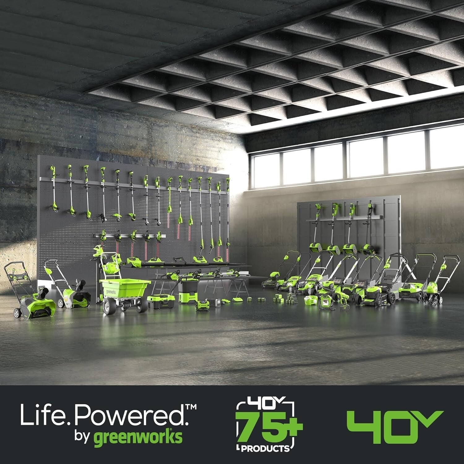 Powerful 40V Combo Kit: Pole Saw & Hedge Trimmer - Maintain a Beautiful Garden