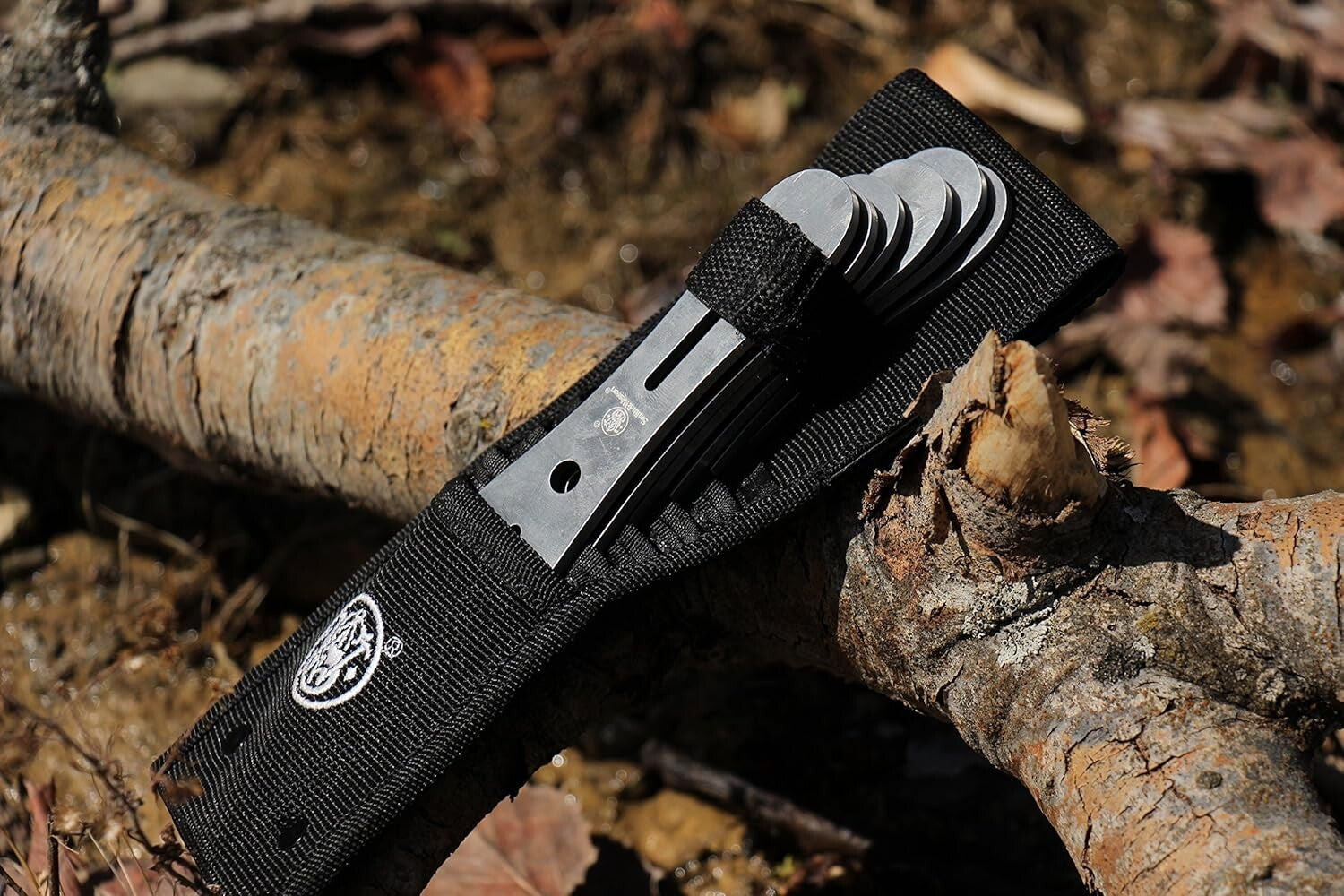 Lightweight 8-Inch Stainless Steel Throwing Knives with Sheaths for Competition