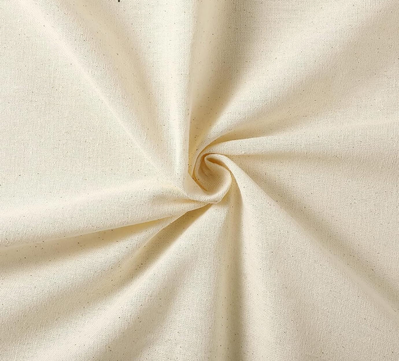 Versatile 25 Yards Natural Cotton Muslin Fabric - Ideal for Quilting & Draping