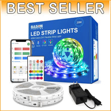Load image into Gallery viewer, Transformative 65.6ft LED Light Strip with Bluetooth Control for Modern Homes