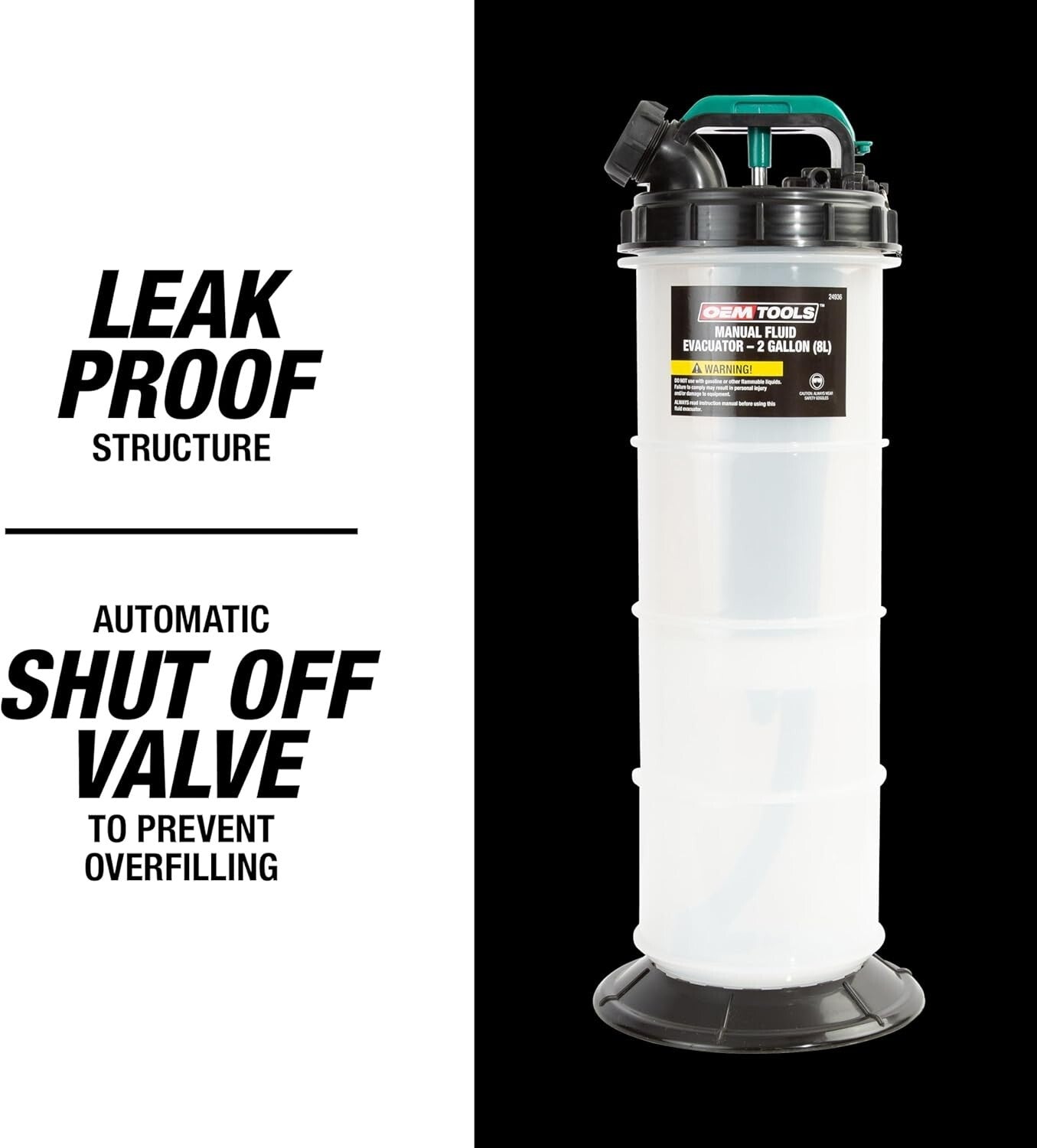 8L Manual Fluid Extractor Tool with Extended 41" Hose for Efficient Oil Changes