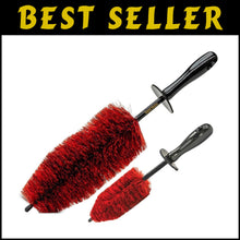 Load image into Gallery viewer, Memory Foam Wheel Brush Combo - Safe, Scratch-Free Cleaning for All Wheel Types