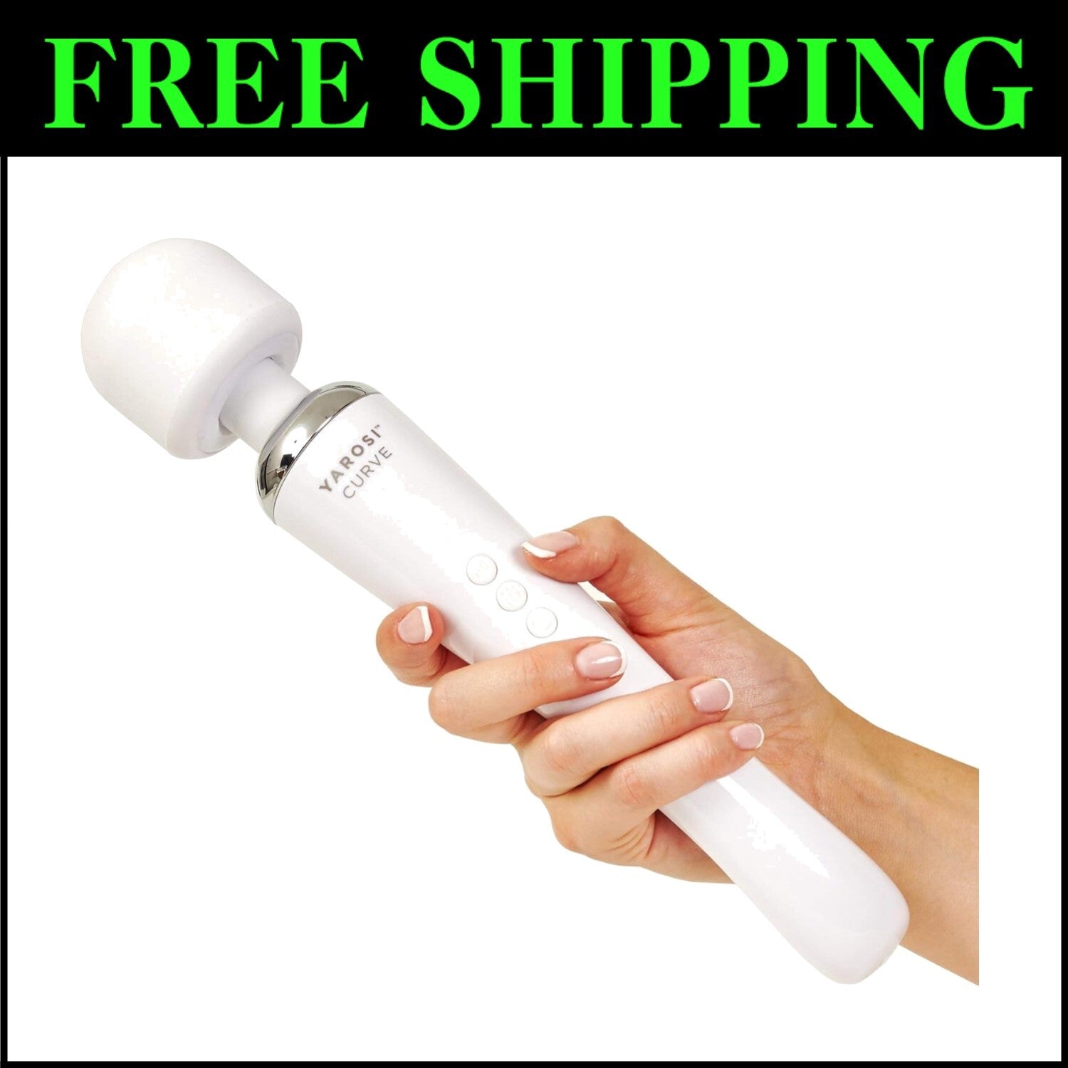 Portable 8-Speed Curve Device - Silicone Massager for Muscle Relief & Tension