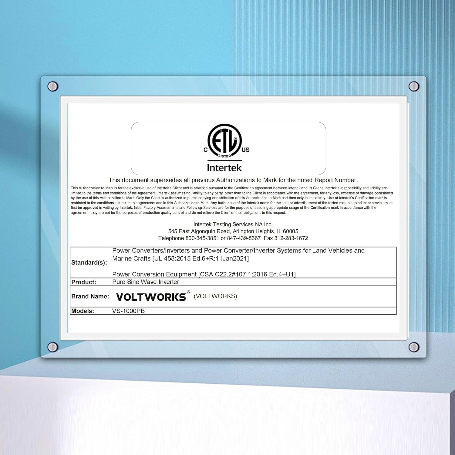 1000W Pure Sine Wave Inverter - ETL Certified, LCD Display, Ideal for RVs