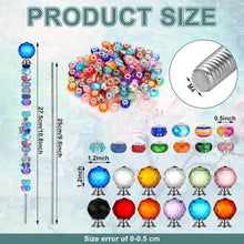 Load image into Gallery viewer, All-in-One 236-Pc Garden Stake Kit with Beads and Crystal Toppers for Easy Use