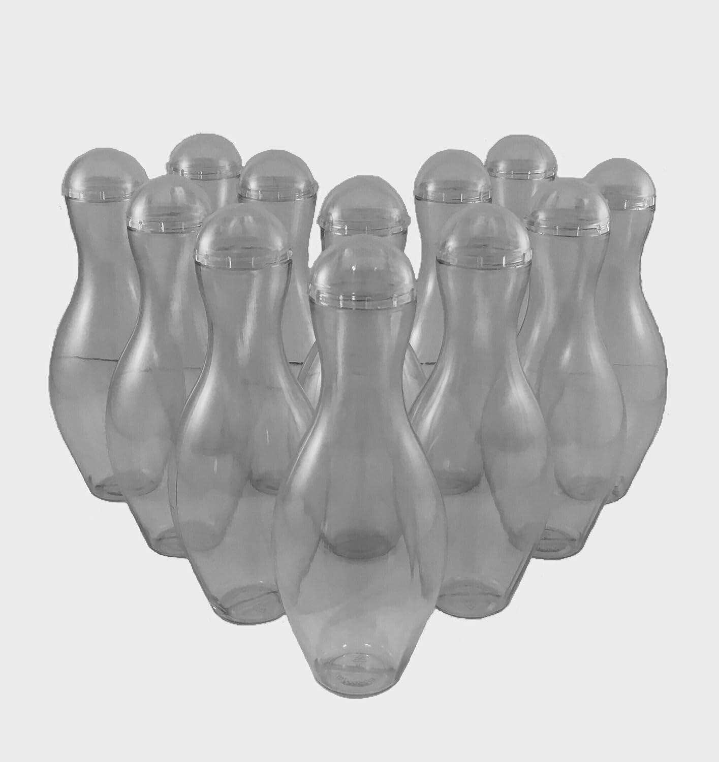 12 Mini Bowling Pin Candy Containers - Fun Party Favors for Bowling Parties