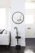 Load image into Gallery viewer, Large 24-Inch Round Mirror with Protective Rubber Frame for High-Traffic Areas