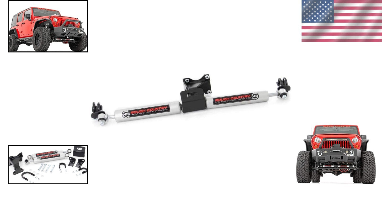 Boost Handling with N3 Dual Steering Stabilizer for 07-18 Jeep Wrangler JK