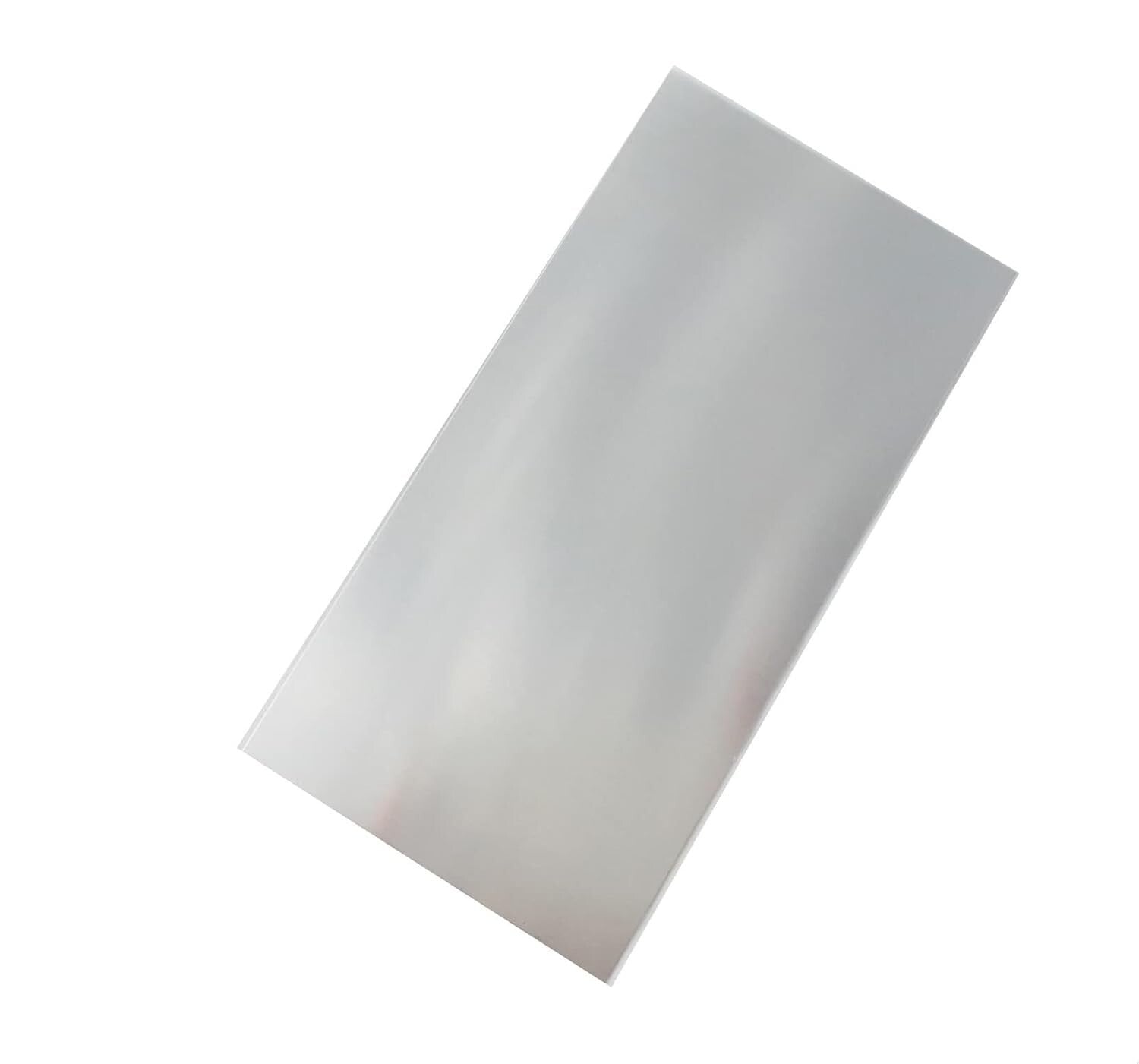 Custom Jewelry Blank: 6" x 3" 24 Gauge Sterling Silver Sheet, Polished Finish