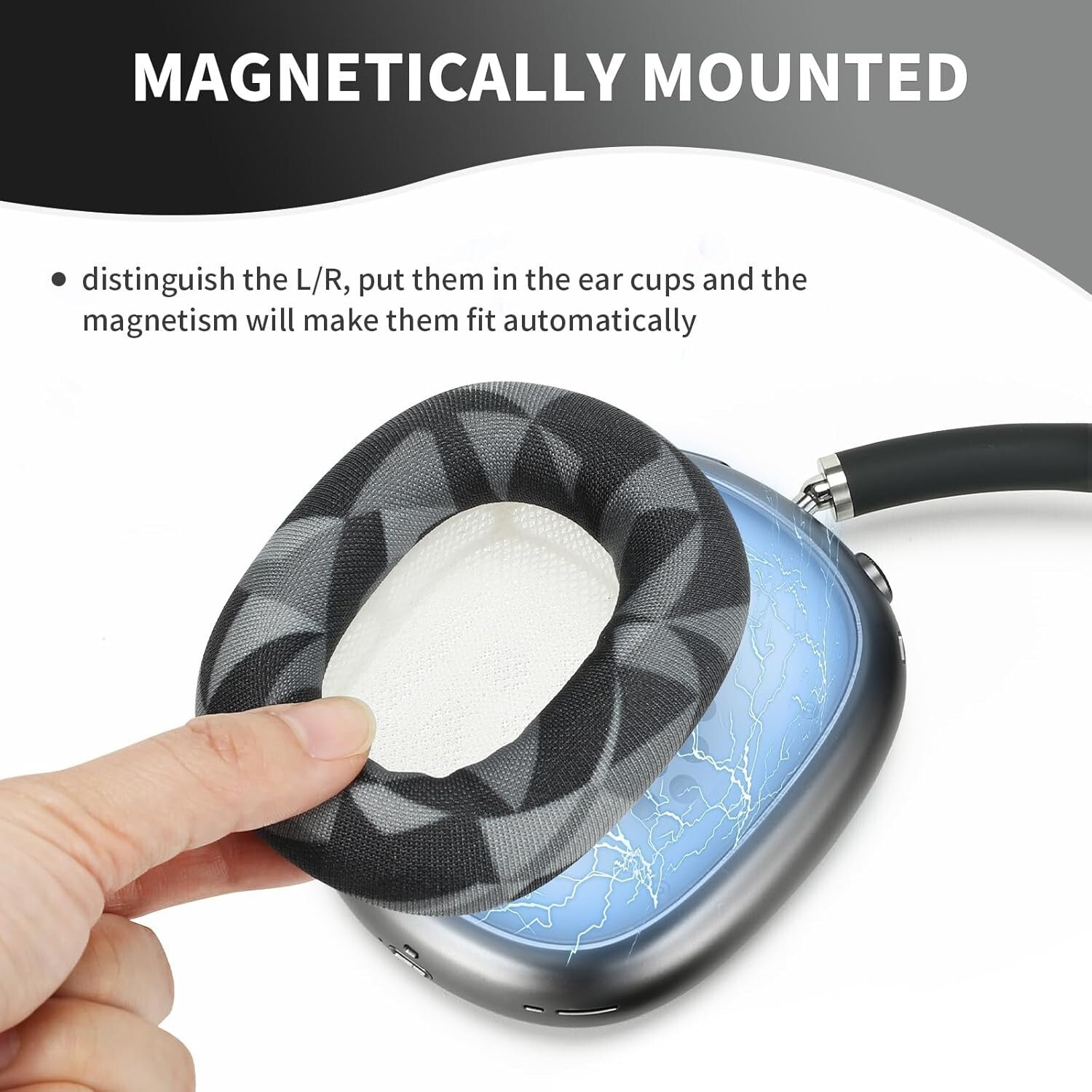 Enhanced Comfort Magnetic Earpads for AirPods Max - Noise Isolation & Breathable