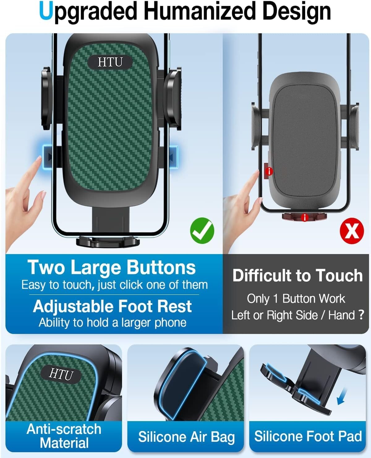 Military-Grade Phone Holder: Strong Suction Cup & Clip for Cars | 2025 Upgrade