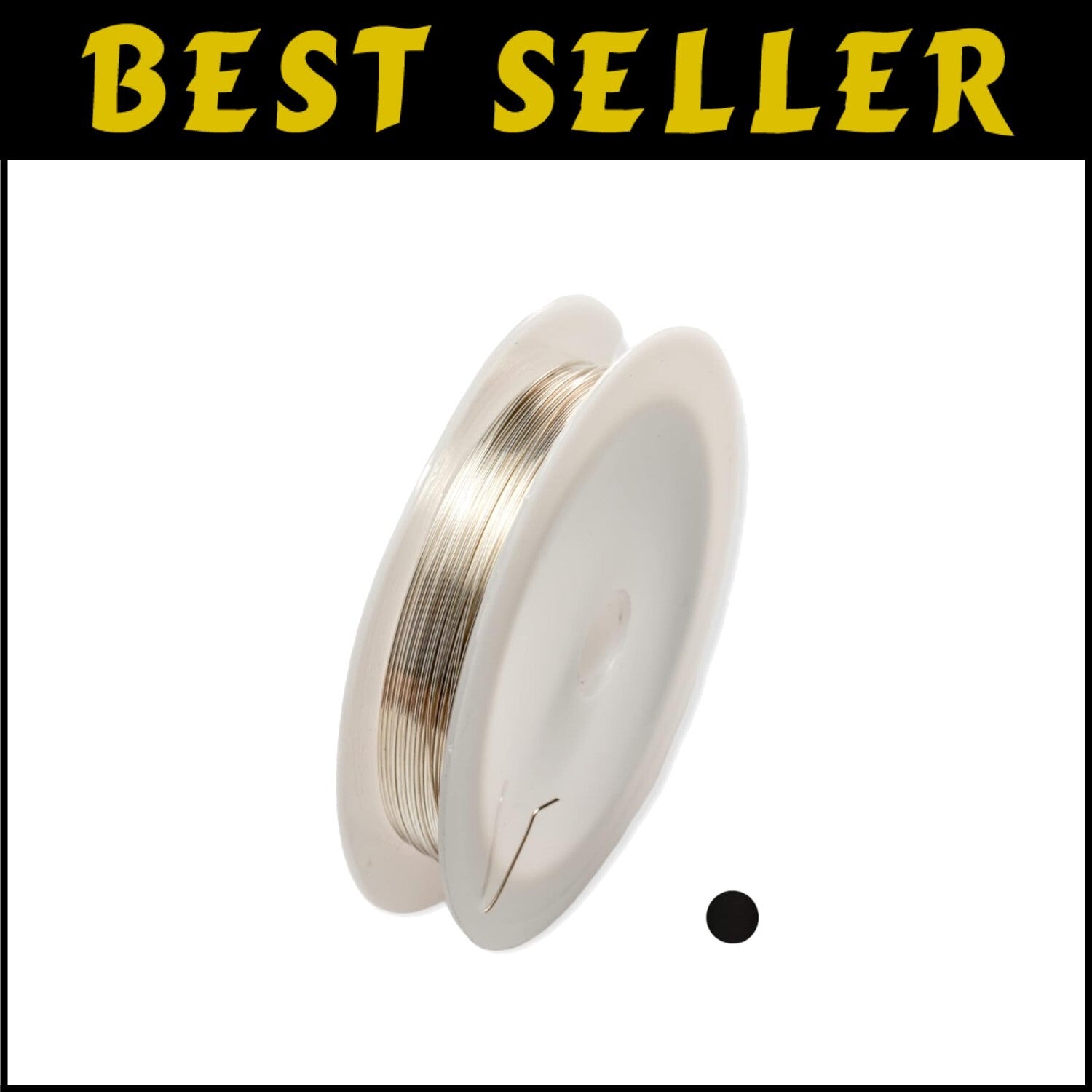 Premium 21 Gauge 925 Sterling Silver Wire - Half Hard Round for Jewelry Making