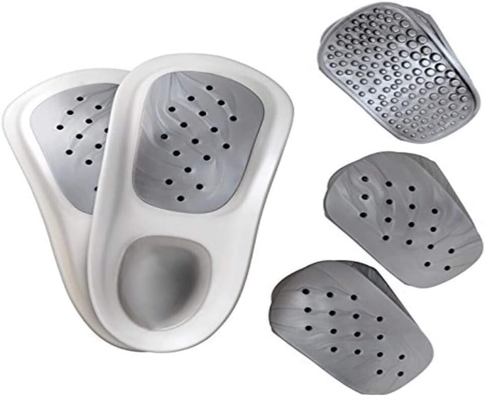 Customizable Arch Support Insoles for Plantar Fasciitis Pain Relief - Men 8-8...