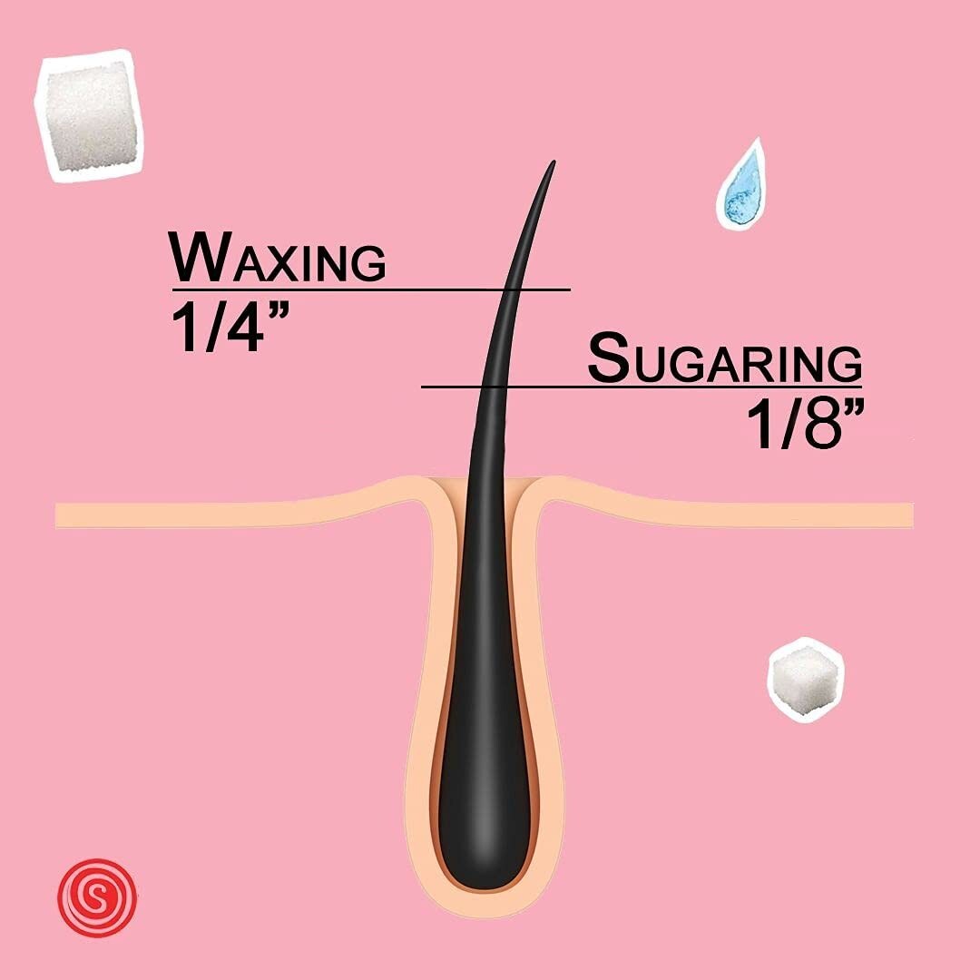 1.3kg Organic Sugaring Paste for Bikini, Underarms & Upper Lip Hair Removal