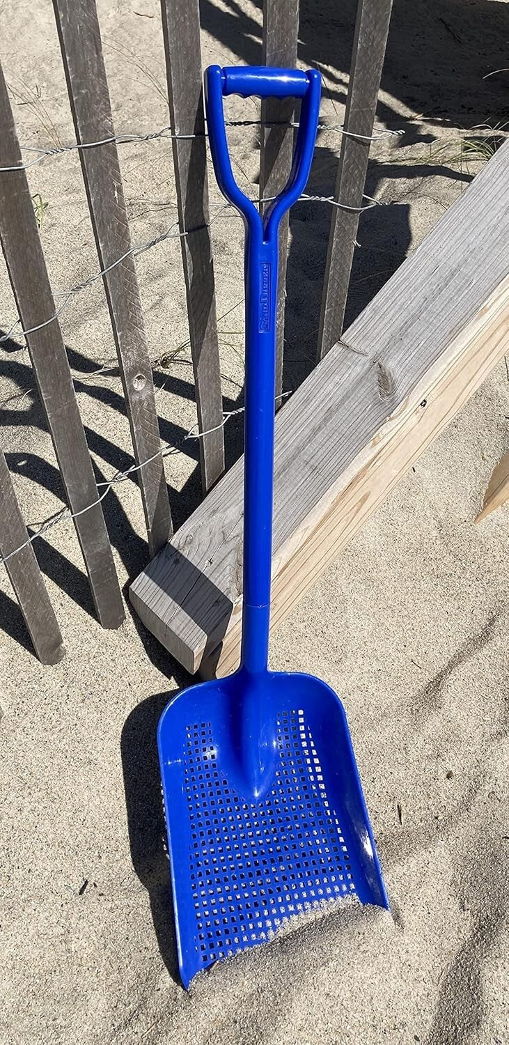 Lightweight Beach Sifter & Shovel – Ideal for Treasure Hunting & Easy Cleanup