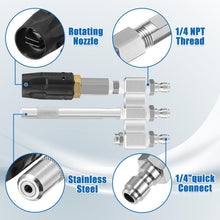 Load image into Gallery viewer, M5 Twist Pressure Washer Nozzle - 3-in-1 Shooter Tip for Ultimate Cleaning