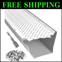 Load image into Gallery viewer, LeafTek Gutter Guards 5" x 32' – Ultimate Debris Defense for Eaves and Gutters