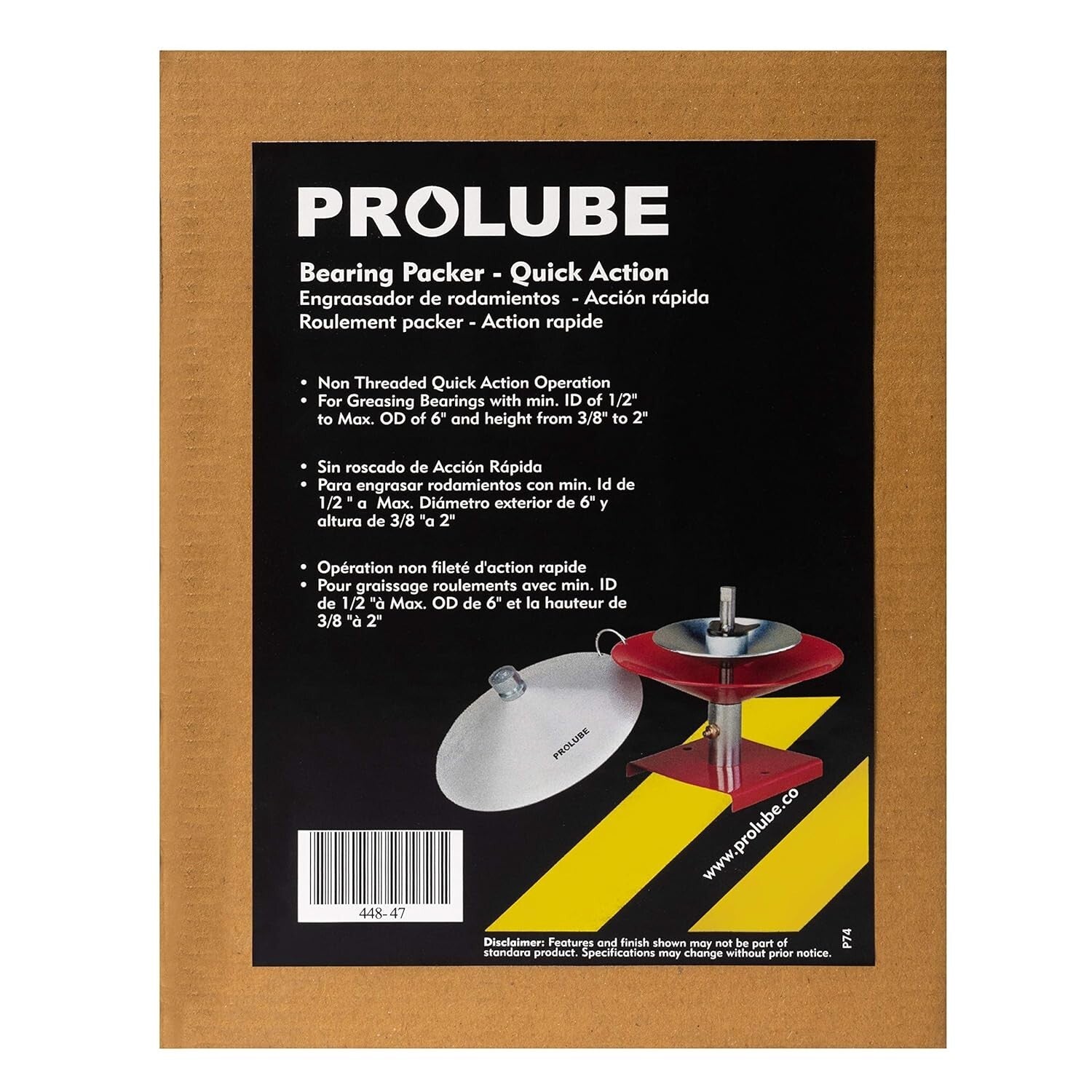 Durable Alloy Steel Bearing Packer for Efficient Greasing - Fits 1/2" to 6"