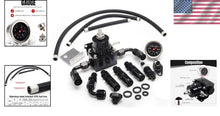 Load image into Gallery viewer, Adjustable Aluminum EFI Fuel Pressure Regulator Kit with 6AN Fittings &amp; Gauge