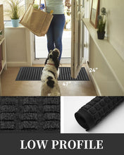Load image into Gallery viewer, Low-Profile Welcome Mat - Durable Rubber Backed Indoor/Outdoor Doormat 24''x47''