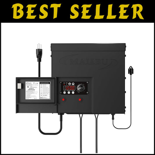 Easy Install 600W Low Voltage Transformer with Photocell Sensor for Gardens