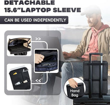 Load image into Gallery viewer, Heavy Duty Clear Backpack with Detachable Laptop Sleeve – Stadium Approved Style
