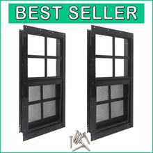 Load image into Gallery viewer, Versatile 2-Pack Sliding Windows for Sheds, Playhouses &amp; Garages - Easy Install