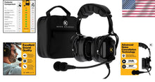 Load image into Gallery viewer, KORE Aviation Headset: Noise-Canceling, Dual Compatibility, Comfort, and Clarity