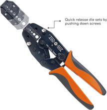 Load image into Gallery viewer, Professional 5-Dies RF Coax Quick Change Tool Kit: Crimper, Cutter, Stripper
