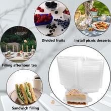 Load image into Gallery viewer, Triangle Hinged Lid Cake Container - 400 Count for Elegant Dessert Presentation