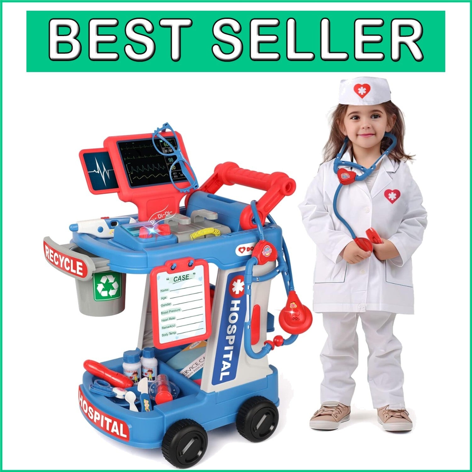 Durable & Safe Kids Doctor Playset: Perfect Gift for Young Imaginative Minds