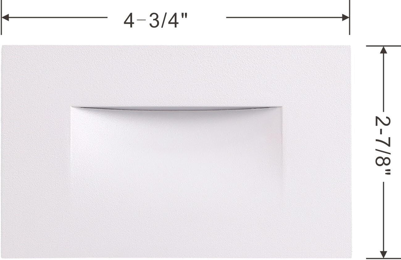 Elegant 3000K Warm White LED Step Lights, 3-Pack - Ideal for Indoor/Outdoor Use