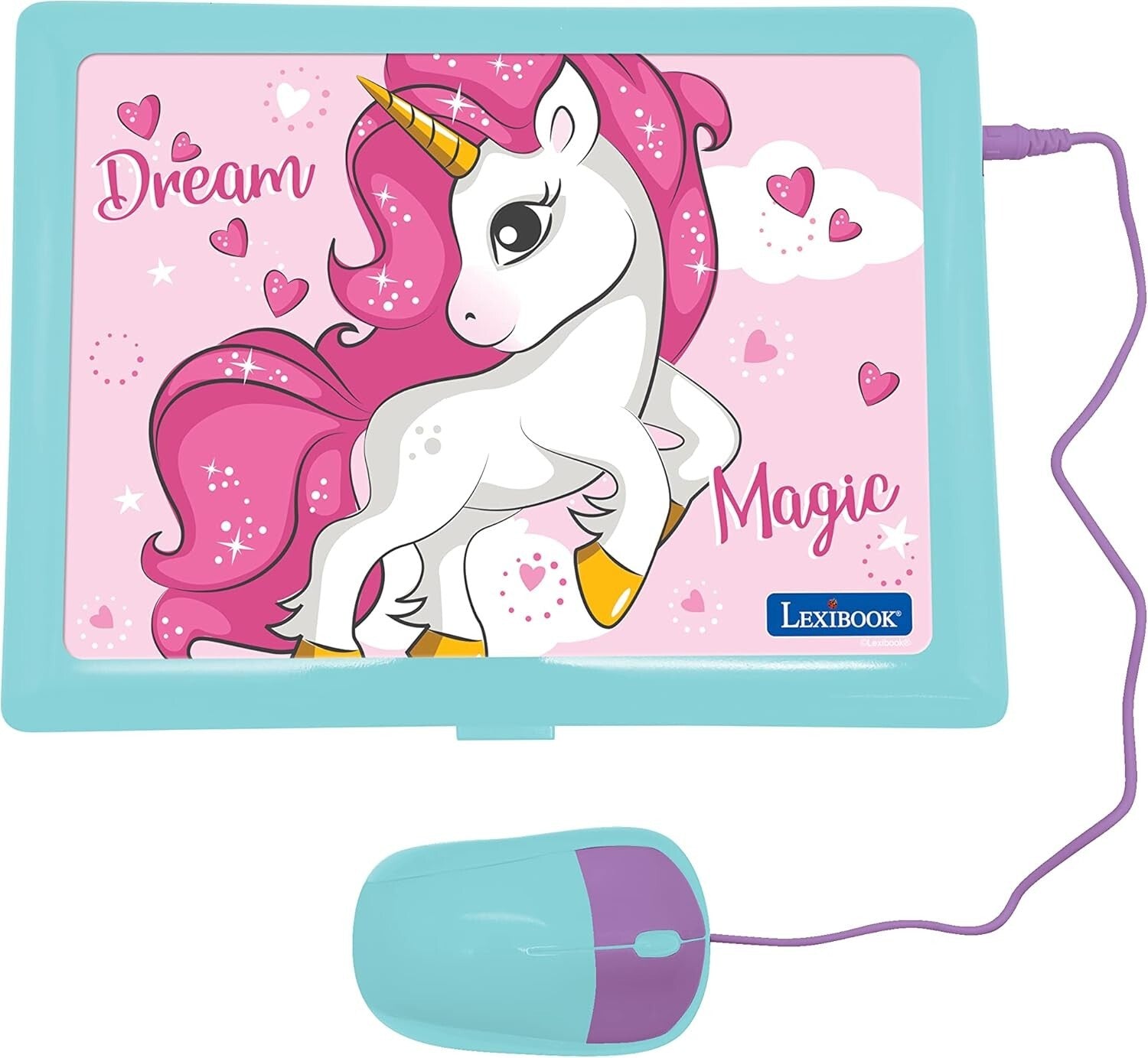 Engaging Unicorn Educational Laptop - Spanish & English with 124 Learning Games